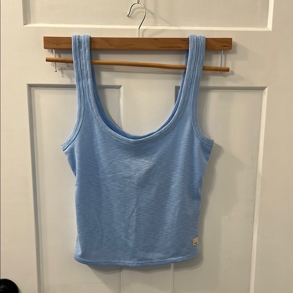 Blue Sleeveless Women's Top